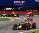 Max Verstappen, 2016 Almanya Grand Prix ile onun Red Bull F1 kariyerinin dördüncü podyum içinde üçüncü